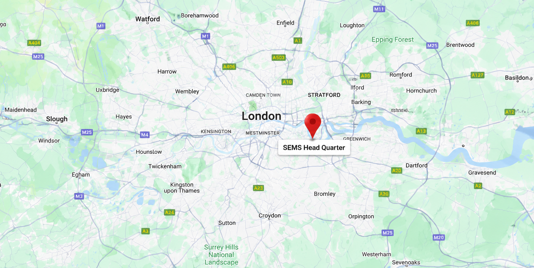 SEMS Head Quarter Map